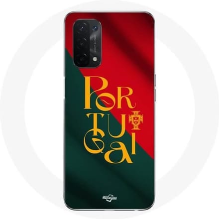 Oppo A54 5G hoesje Portugese vlag
