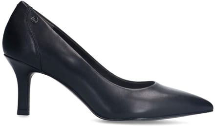No Stress - Dames - Zwarte leren klassieke pumps - Maat 41