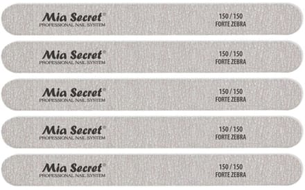 Forte Zebra Straight Nagelvijl 150/150 Groen (5stuks)