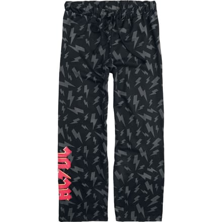 AC/DC Stoffen broek - Freizeithose - M tot 3XL - voor Mannen - zwart