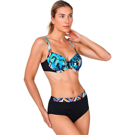 Dames Bikini met Beugel en Hoge Taille Onderbroek TEGB1425C