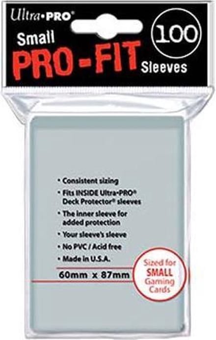 Speelgoed | Kaartspel - Sleeves Pro-Fit Clear Small C100