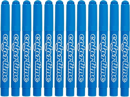 Colortime stift,  5 mm lijn, lichtblauw, 12 stuks