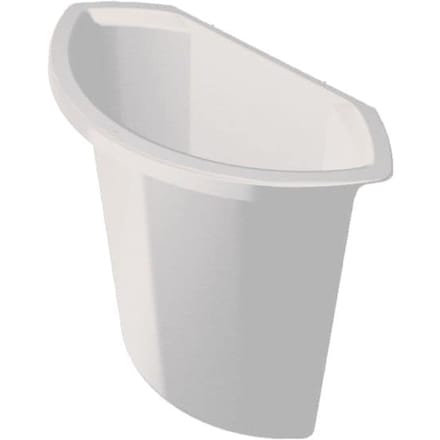 HELIT Inzetbakje - 6 liter - Kunststof - Lichtgrijs