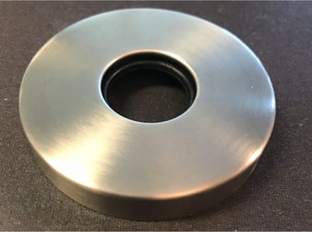 Wiesbaden 304 rozet voor douchearm rond 60 mm geborsteld RVS