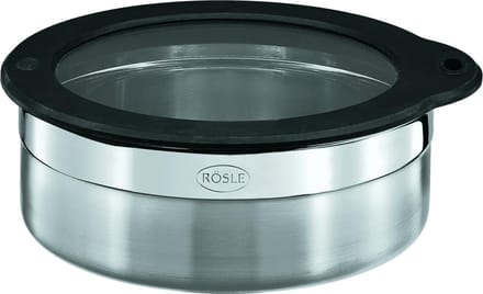 Rösle Keuken - Voorraadpot met Deksel 1,2 liter - Roestvast Staal - Zilver