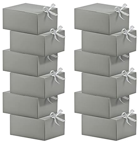 Geschenkdozen met deksels voor Bruiloft en Feestdagen - 12 Sets, 20 x 20 x 10 cm