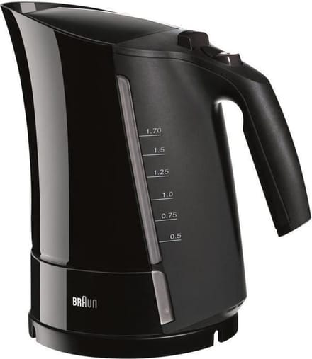 Braun WK300 Multiquick3 schwarz Waterkoker Aantal/Volume: 1.6 l Zwart