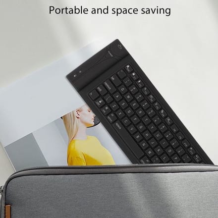 Dailygoods - Stil toetsenbord - Draadloos - Opvouwbaar ontwerp - Siliconen