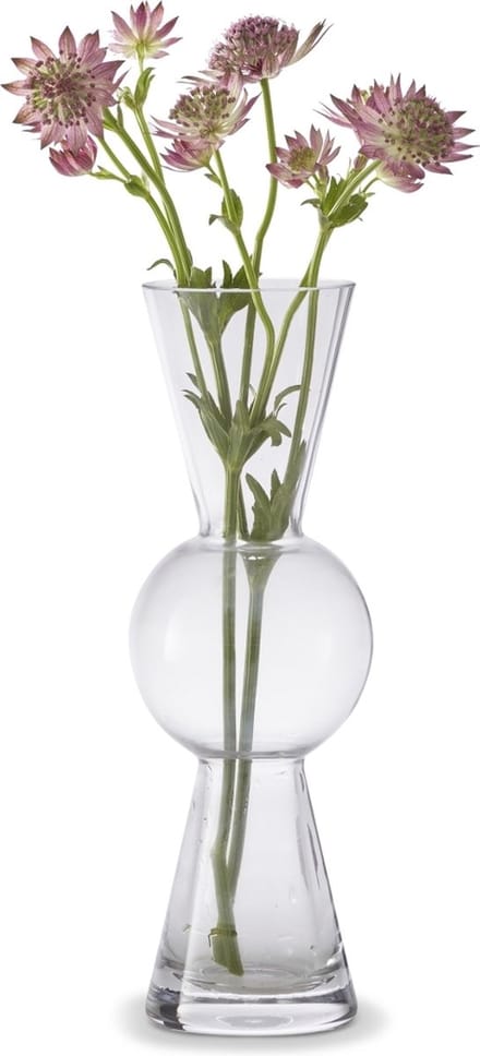 Design House Stockholm Bon Bon vaas medium transparant design Eva Schildt