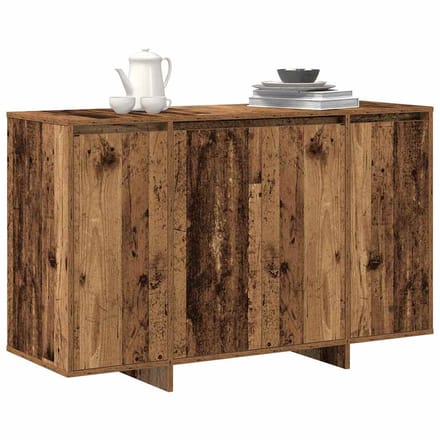 vidaXL - Dressoir - Oudhout - 120 - x - 41 - x - 75 - cm - Bewerkt - hout