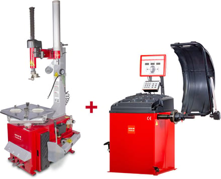 Set bandenwisselaar BT200M 230V+ balanceermachine BB350 230V MW Tools BT200M SET3