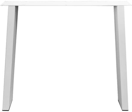 Witte trapezium tafelpoot 72 cm