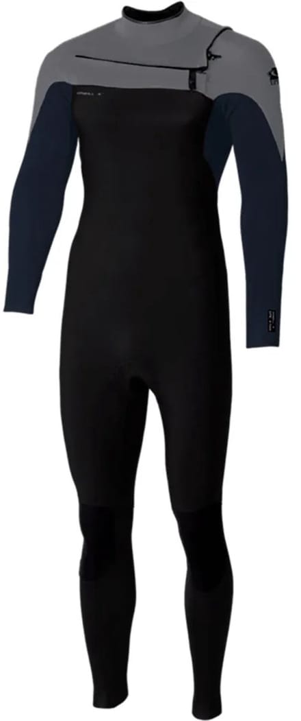 2026 O'Neill Heren Epic 4/3mm Borst Ritssluiting Wetsuit - Black