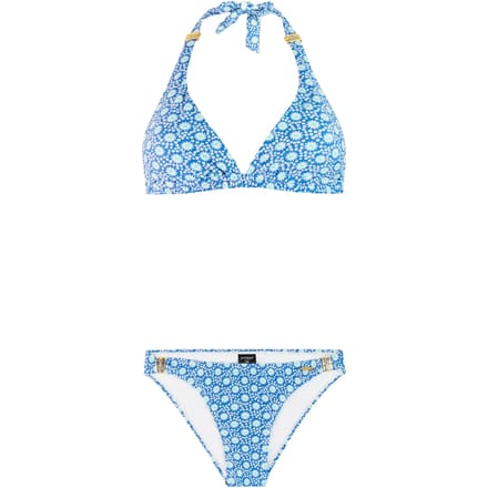 Protest PRTLina - Halter bikini set Dames - Koordsluiting - Uitneembare vulling - Medium dekking - Roze