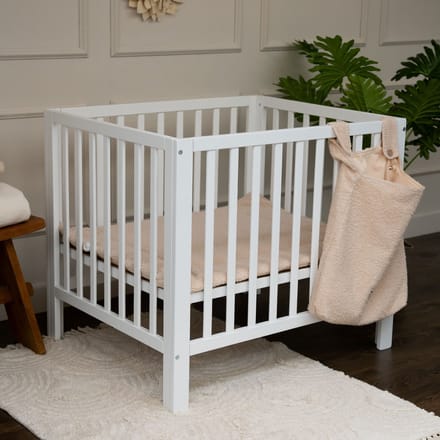 Cabino Nova Baby Box / Babybox – Kinderbox – Verstelbare Bodem– 100 x 80 cm - Wit