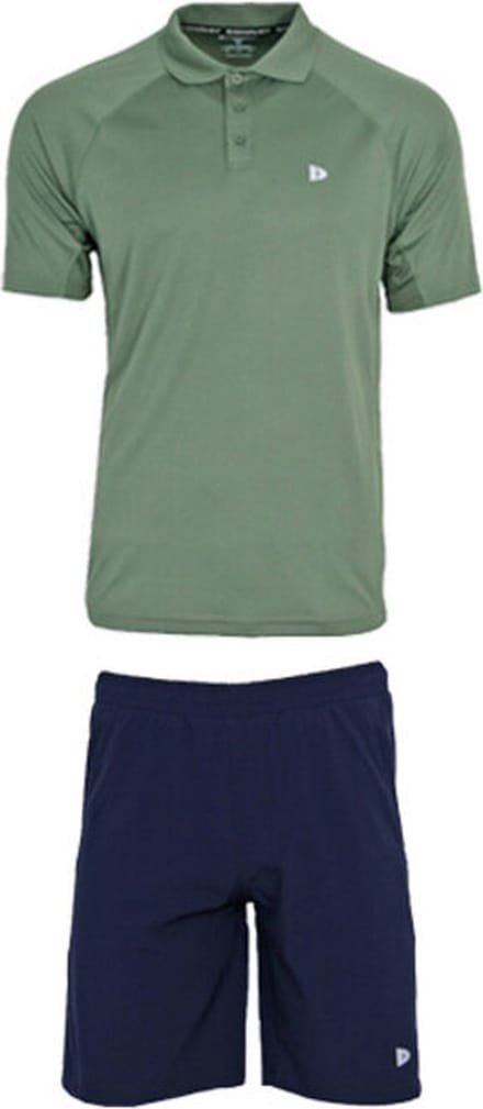 Donnay - Multi Sportset Zac - Trainingsset - Navy/Jungle green (547) - maat S