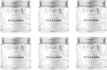BEN&ANNA - Whitening Tandpasta - 6 Pak