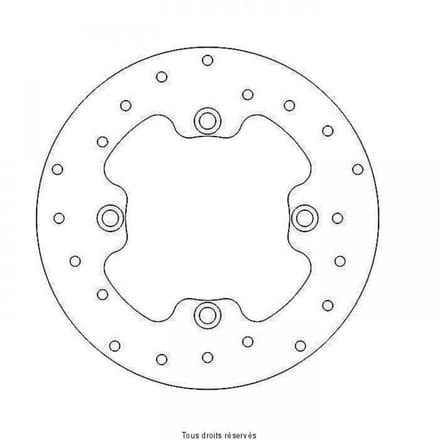 Disque de frein arrière Perftec pour Moto Honda 1000 CBR RR Fireblade SP2 2017 à 2018 AR Neuf