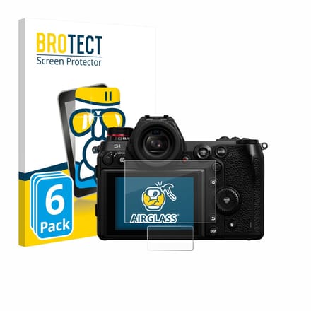 Screenprotector 6 Stuks voor Panasonic Lumix DC-S1 / Panasonic Lumix DC-S1R Beschermglas transparant