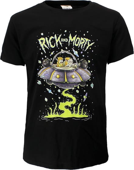 Rick and Morty Space Cruiser T-Shirt - Officiële Merchandise - L