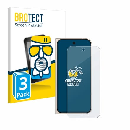 BROTECT - Screenprotector voor Google Pixel 9 Pro Fold - Folie Beschermfolie Beschermglas matte 3 Stuks