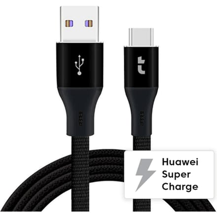 Huawei SuperCharge USB-C naar USB kabel (3A!) - 1 meter