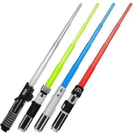 Hasbro Star Wars Non Electronic Lightsaber Asstd Actiefiguren en superhelden