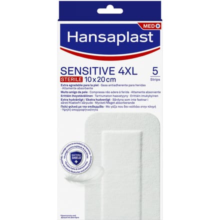 Hansaplast Sensitive 4XL 10 x 20 cm 5 st