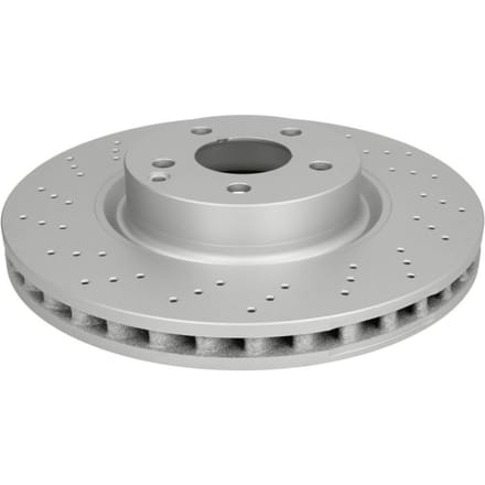 Remschijf BOSCH 0 986 479 413 voorkant, geventileerd, sleuf, sterk gecarboniseerd, 1 Stuk