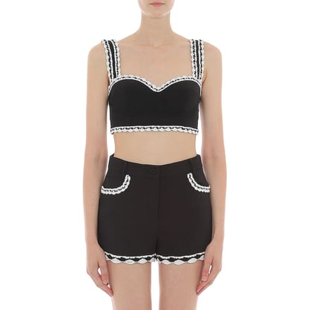Moschino Top Black Taglia: 42 | Canottiere Outlet | Donna | Nero