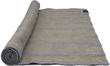 Maya tafelloper stripe linblomma 40 x 140 - set van 3