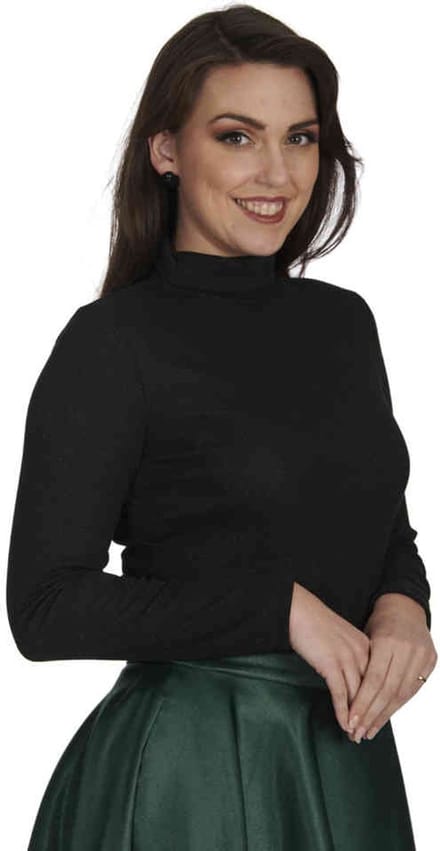 Banned - Opal Longsleeve top - 2XL - Zwart
