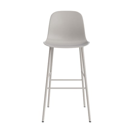 Normann Copenhagen Form Barstoel staal - NormannCopenhagenFormWarmGrey - 75 cm