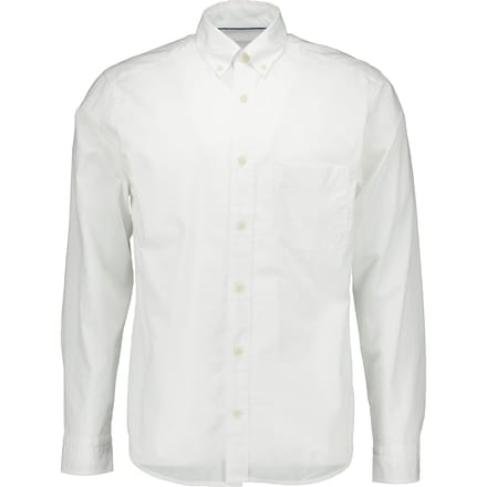 Eton Solid Chambray Shirt Lange Mouw Overhemden Wit 100014782