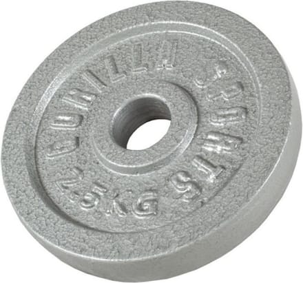 Gorilla Sports Gewichtsschijf - Halterschijf - Gietijzer - 30 mm - 2,5 kg