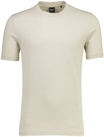 Beige t-shirt BOSS Black Thompson ronde hals