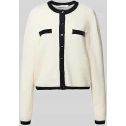 Gebreid jack met knoopsluiting, model 'alpha'