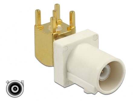 Delock FAKRA B plug 90° PCB