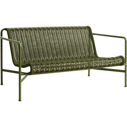 HAY Palissade Cord Loungebank - olive