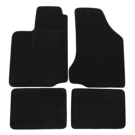 Tapis de sol - Seat - Cordoba II - Velours noir - 4 pièces - Ajustement précis