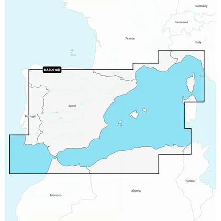 Carte regular sd - mediterranee ouest Navionics