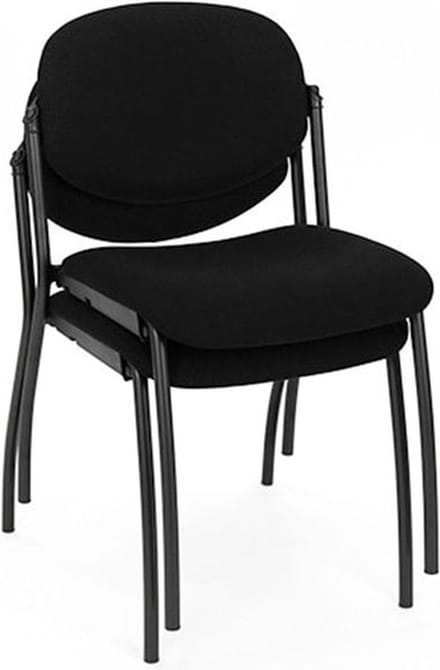 Vergaderstoel Ruby kleur Zwart materiaal Kunstleer Met armleuningen framekleur Chroom