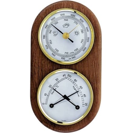 TFA Dostmann - Analoog Weerstation 20.1051 - Barometer, Hygrometer en Thermometer - Compact - voor Binnen