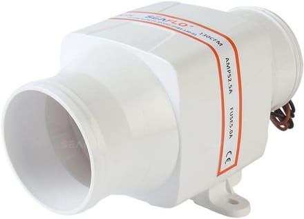 3" 130 CFM In Line Bilge Ventilator voor Ventilatie