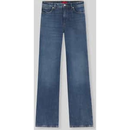 Wide leg jeans van katoenmix model 'GORINNE'