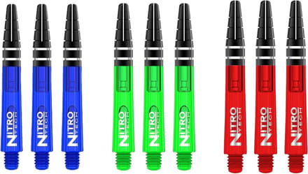 Multipack Korte Steeltjes voor Darts met Flight Locking Systeem