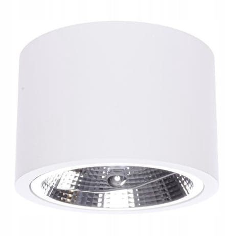Milagro Redondo Plafondlamp Wit GU10 AR111 Aluminium