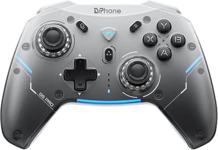 DrPhone Eclipse Pro-X - Pro Gaming Controller – Hall / Mecha Joystick – Meerdere platformen - PC/Switch/IOS/Android – Grijs