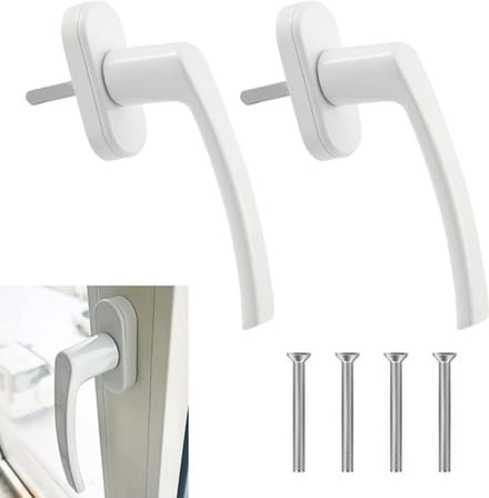 Allecto - Raam- en deurgrepen - Set van 2 aluminium grepen